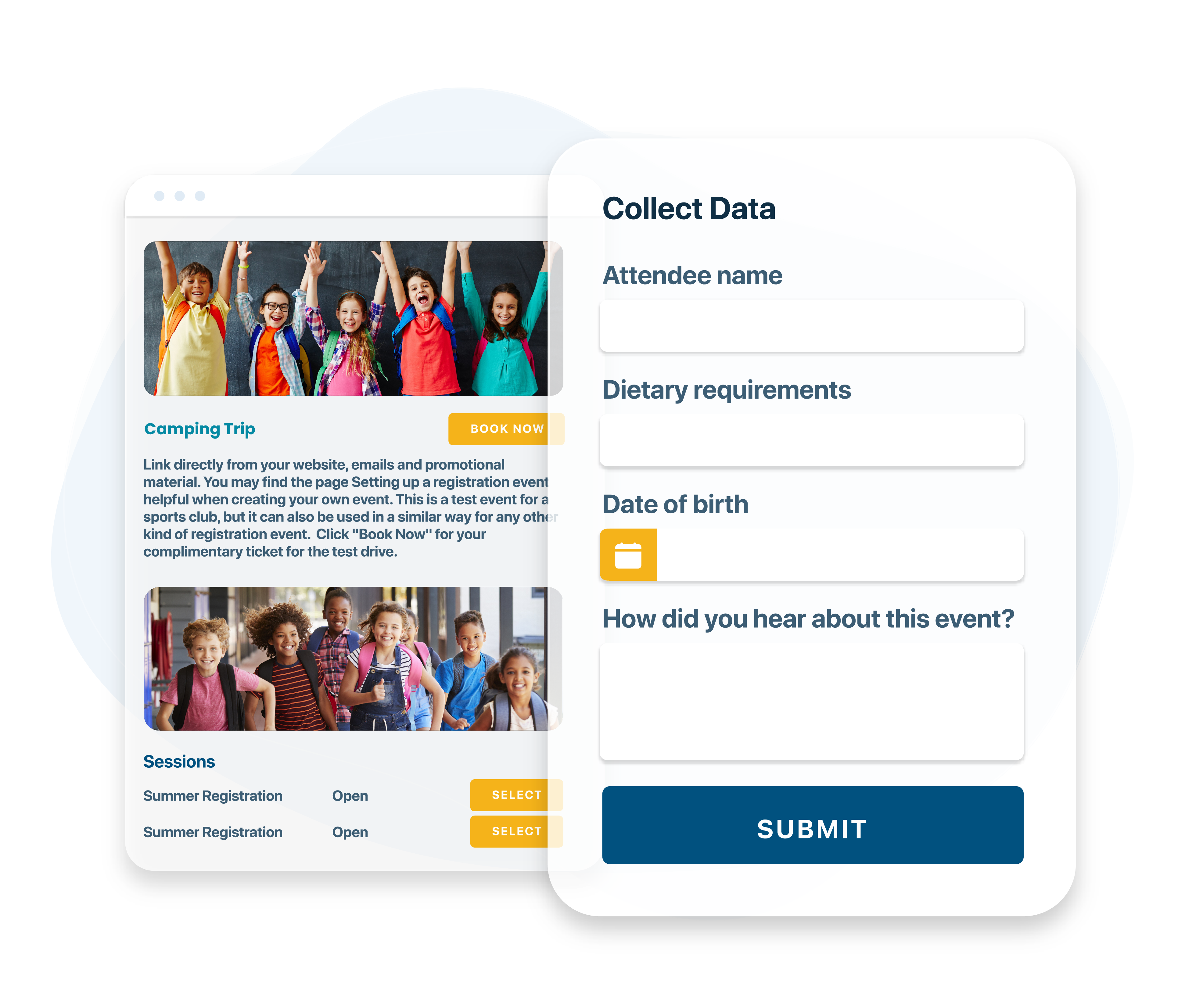 Digitise registration forms