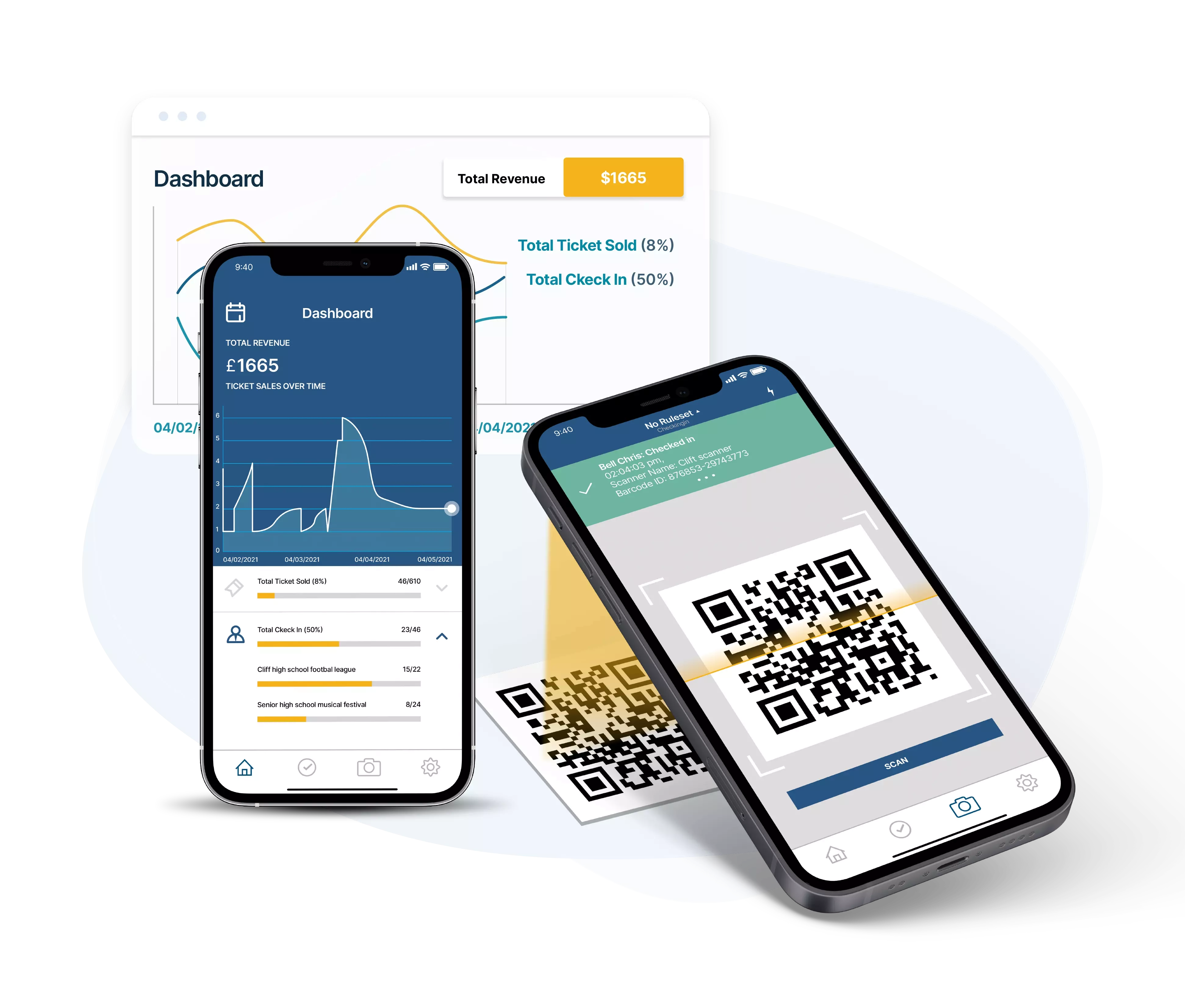Manage attendance with our Scanning App
